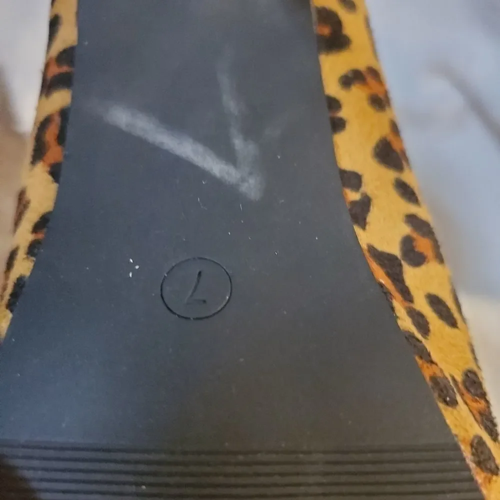 Cinak leopard Print High Heels Dress Shoes